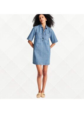 future collective denim dress I just love their Target x Jenee Naylor  Did yall get a chance to pick up some of the pieces? length zipper for easy on and off Future Collective Dress Womens 8